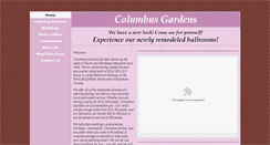 Desktop Screenshot of columbusgardens.com